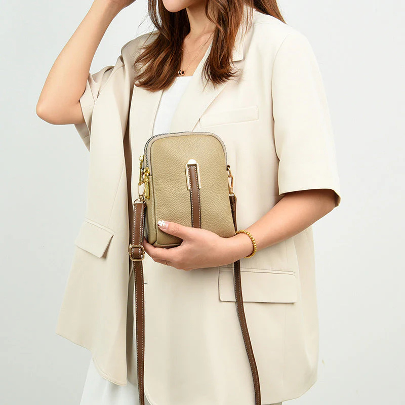 Velaya™ - Compact Pouch with Lychee Grain Detail (60% Off)