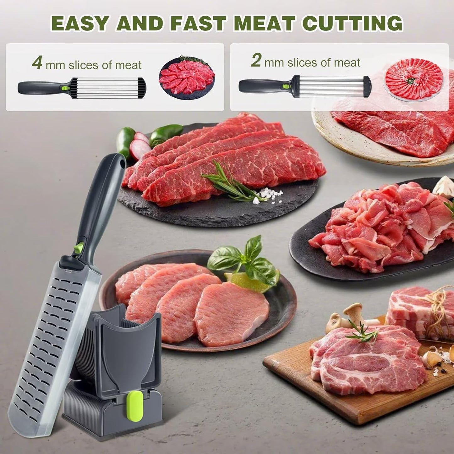 SliceSmith™ - Fresh Meat Cutter for Easy Slicing Set