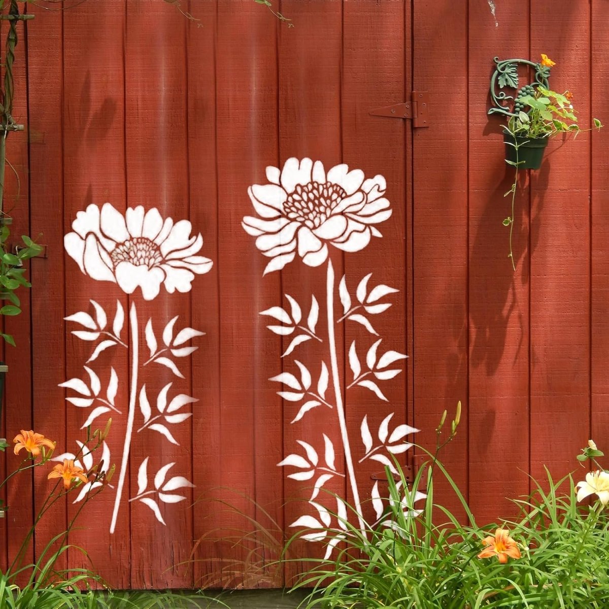 Florenza™ - 6 Large Flower Stencils for Garden Makeovers (50% Off) - Evesbury