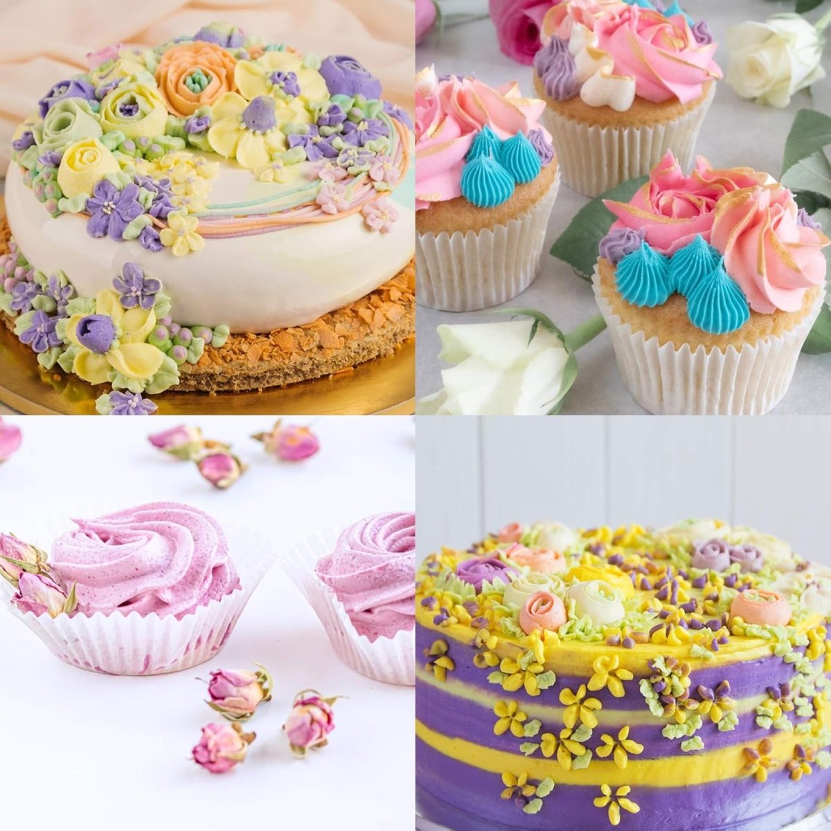 Bakerose™ - Floral Mould Set for Spring Cakes (40% Off) - Evesbury