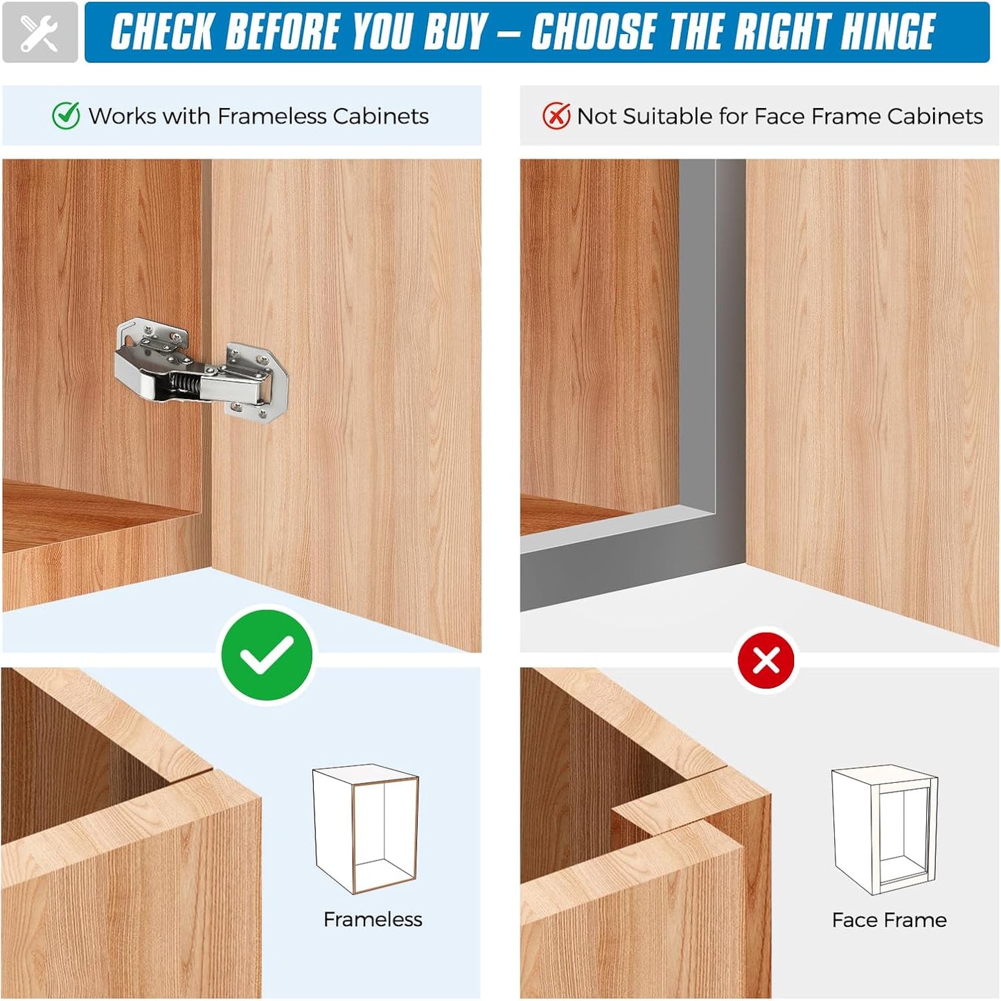 Cabriya™ – Soft Close Cabinet Hinges (50% Off)