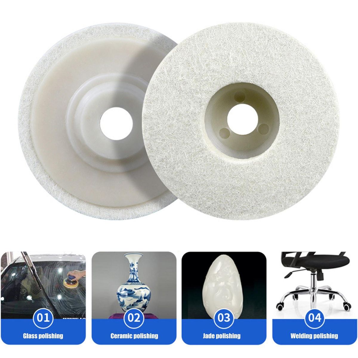 Feltura™ – Smooth-Finish Wool Polishing Disc (50% Off)