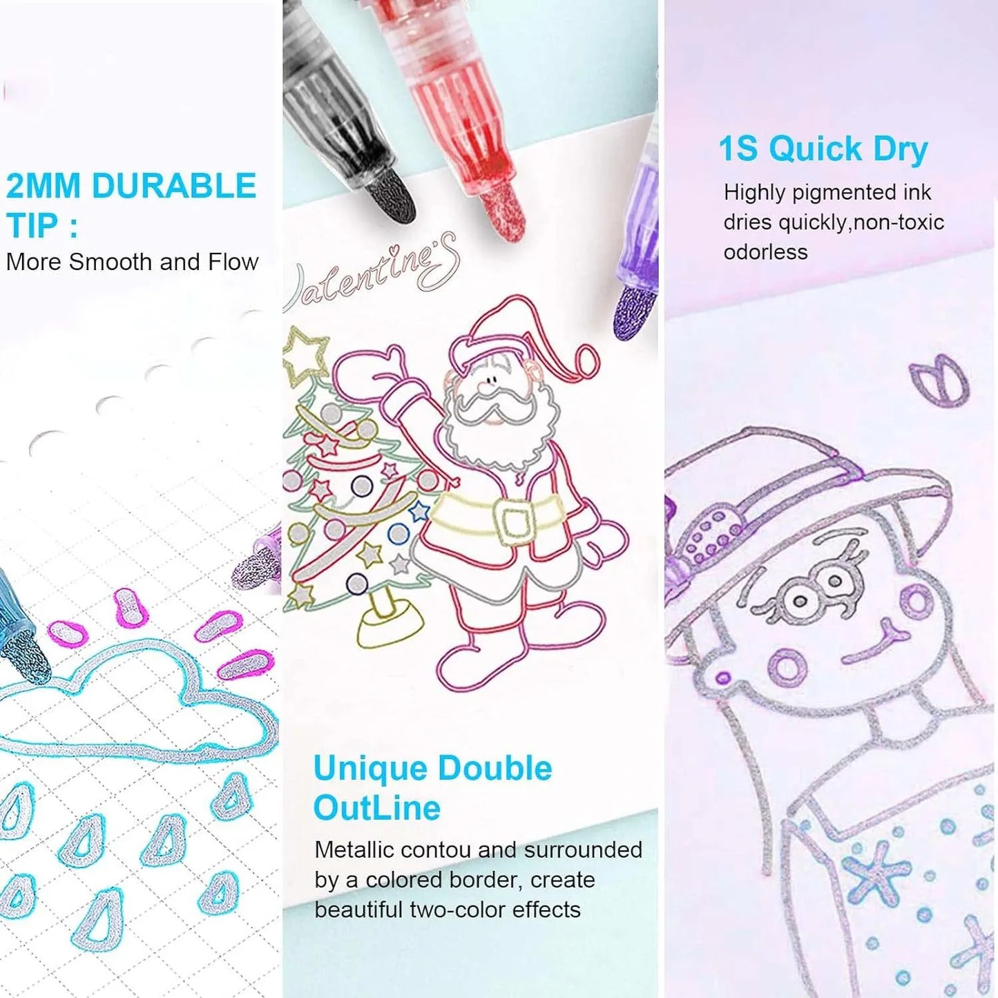Inklume™ – 3D Metallic Pens For Craft (50% Off)