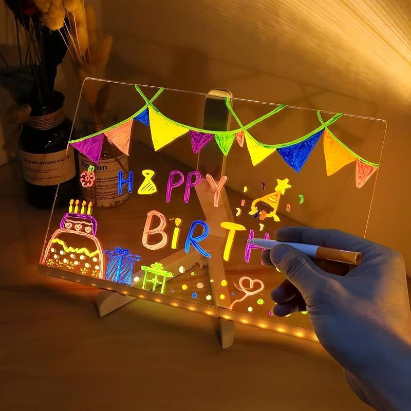 Gleamo™ - Glowing Acrylic Note Board (50% Off)