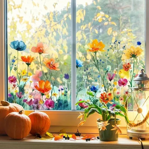 Florenza™ - Floral Window Stickers for a Bright Spring Refresh (2+1 Free) - Evesbury