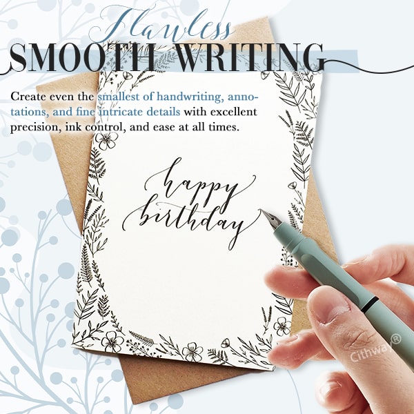 Inkava™ - Smooth Writing Retractable Fountain Pen