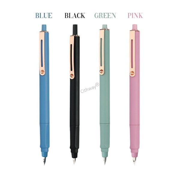 Inkava™ - Smooth Writing Retractable Fountain Pen