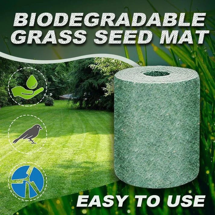 Greendex™ - Biodegradable Grass Seed Mat (1+1 Free) - Evesbury