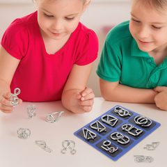 TwistMind™ – Metal Wire Puzzle IQ Test Set