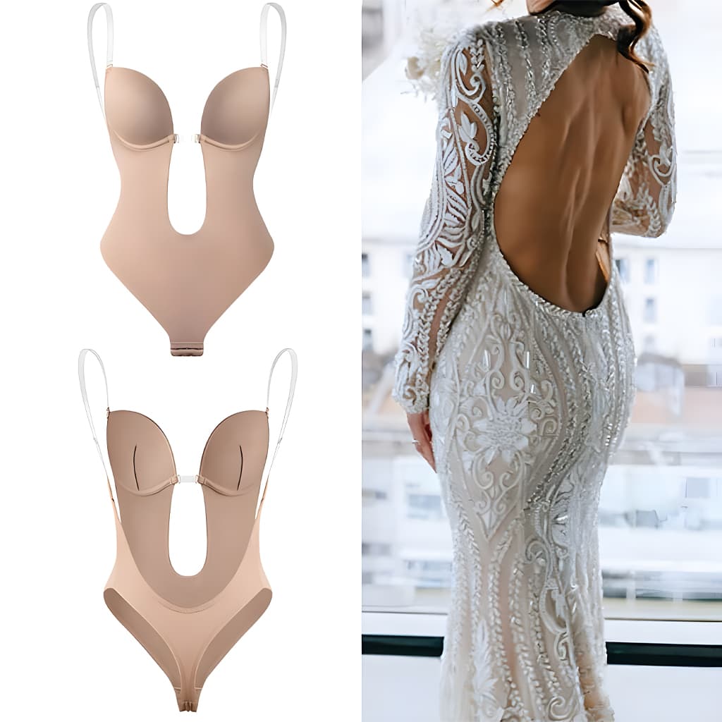 Ayana™ Open Back Shaping Bodysuit (50% off) - Evesbury
