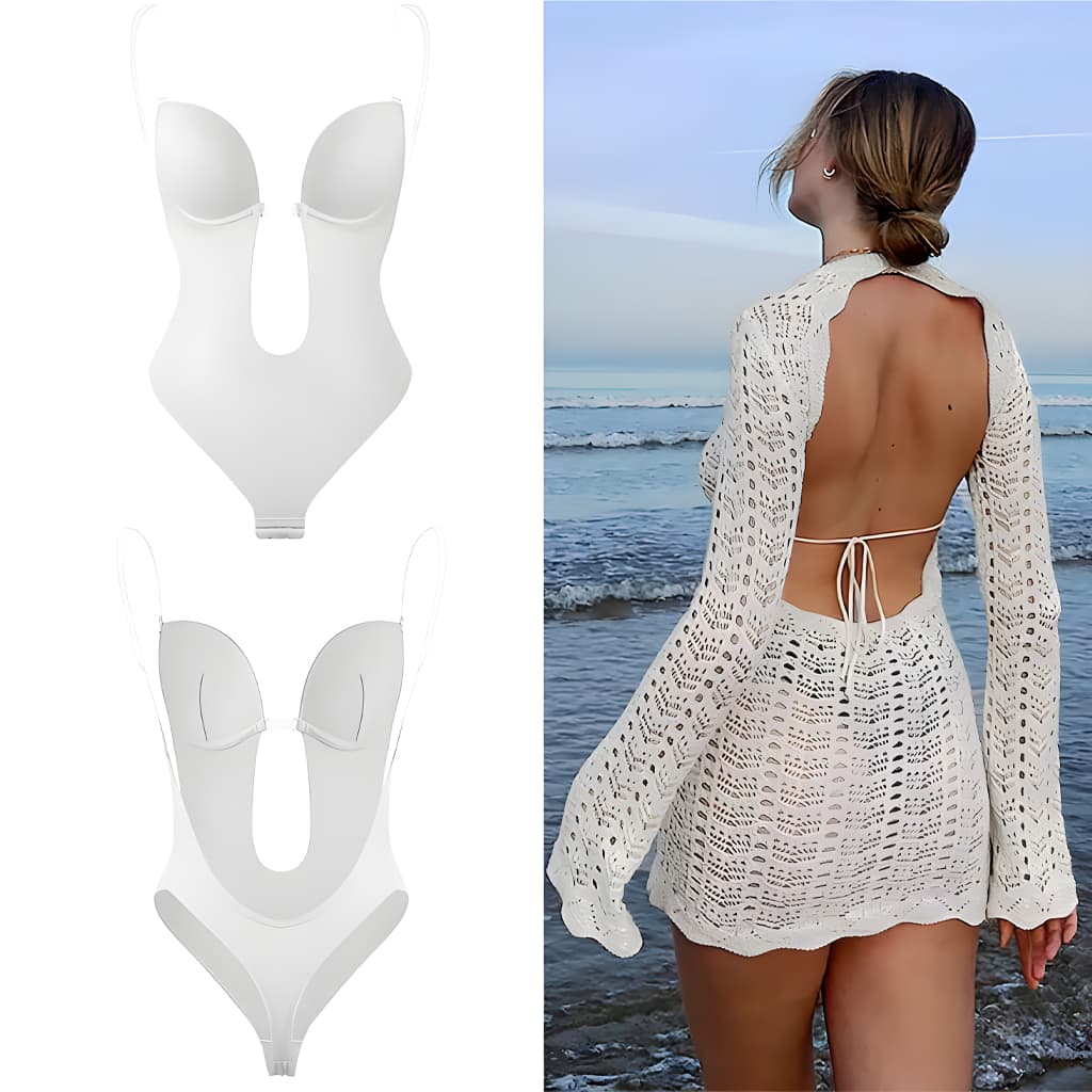 Ayana™ Open Back Shaping Bodysuit (50% off) - Evesbury