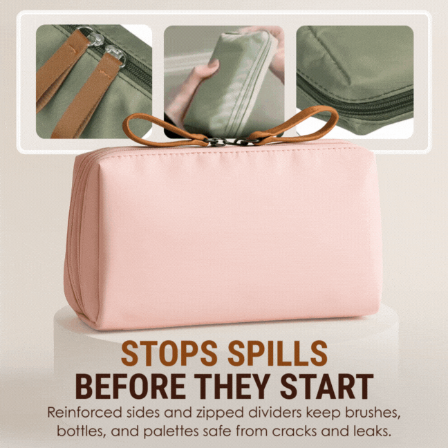 Miora™ – Double Zipper Cosmetic Bag (50% Off)