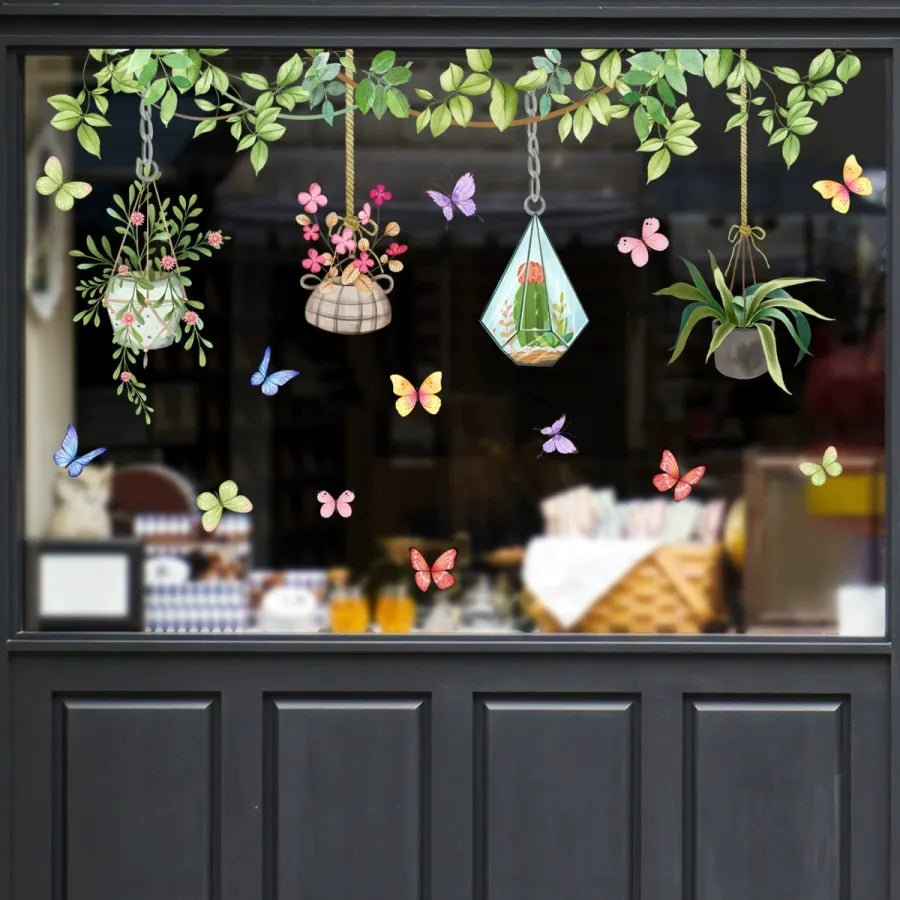 Florenza™ - Floral Window Stickers for a Bright Spring Refresh (2+1 Free) - Evesbury