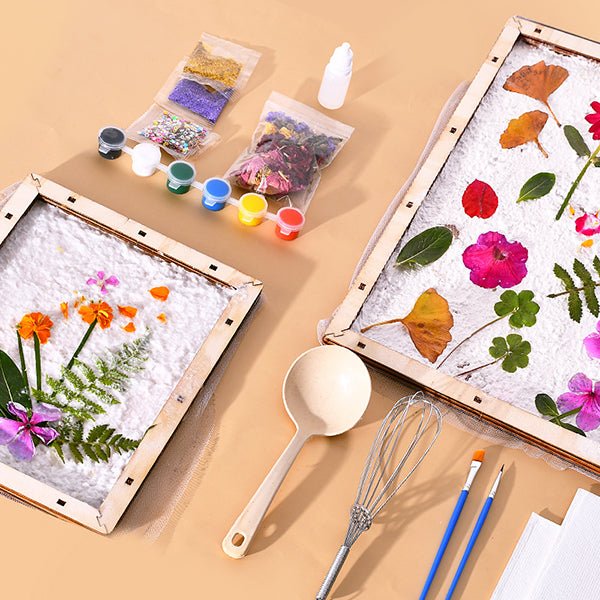 Cithway™ - Pressed Flower DIY Papermaking Set (30% Off) - Evesbury