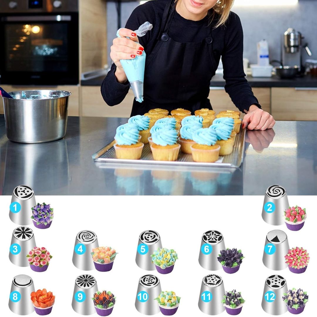 Bakerose™ - Floral Mould Set for Spring Cakes (40% Off) - Evesbury