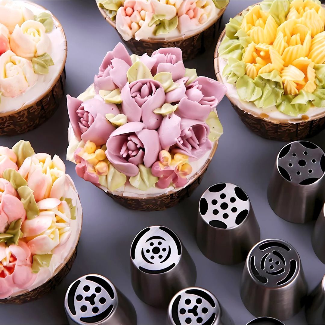 Bakerose™ - Floral Mould Set for Spring Cakes (40% Off) - Evesbury