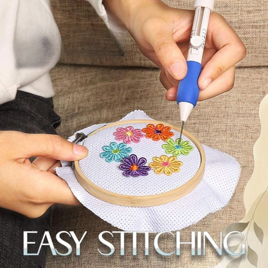 Florenza™ - Transform Your Fabrics with the Magical Embroidery Kit (50% Off) - Evesbury