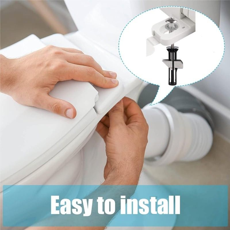 ToiLock™ – heavy - duty toilet seat bolt (1+1 Free) - Evesbury