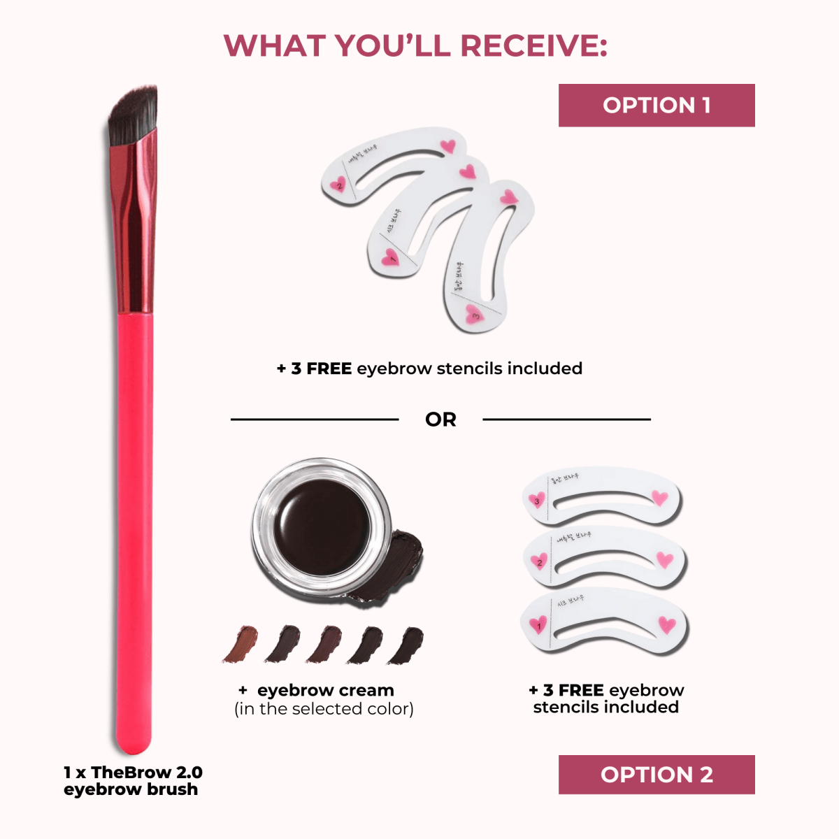 Browsic™ - 2.0 Precision Brow Brush + Free Stencils (50% Off) - Evesbury
