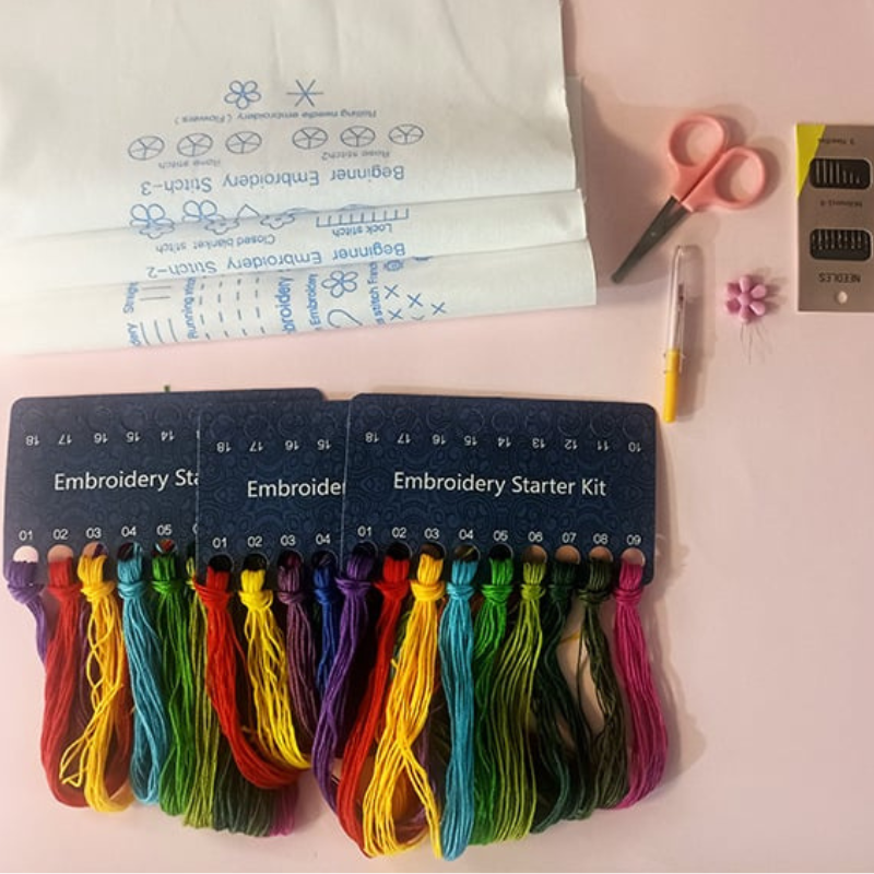 Embelia™ – Embroidery Starter Kit for Beginners (50% Off)