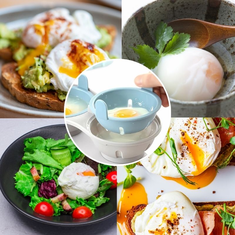 Poachic™ - Microwave Egg Poacher for Quick, Perfect Eggs