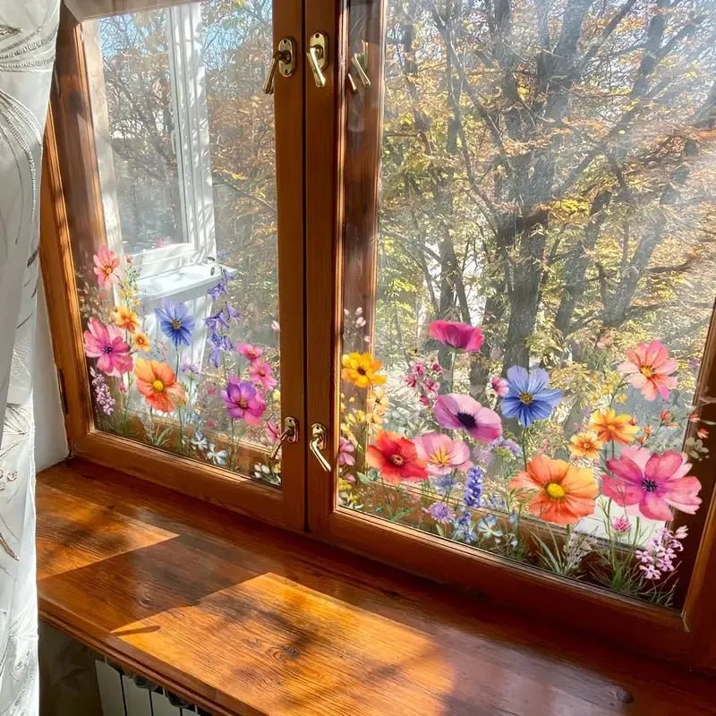 Florenza™ - Floral Window Stickers for a Bright Spring Refresh (2+1 Free) - Evesbury