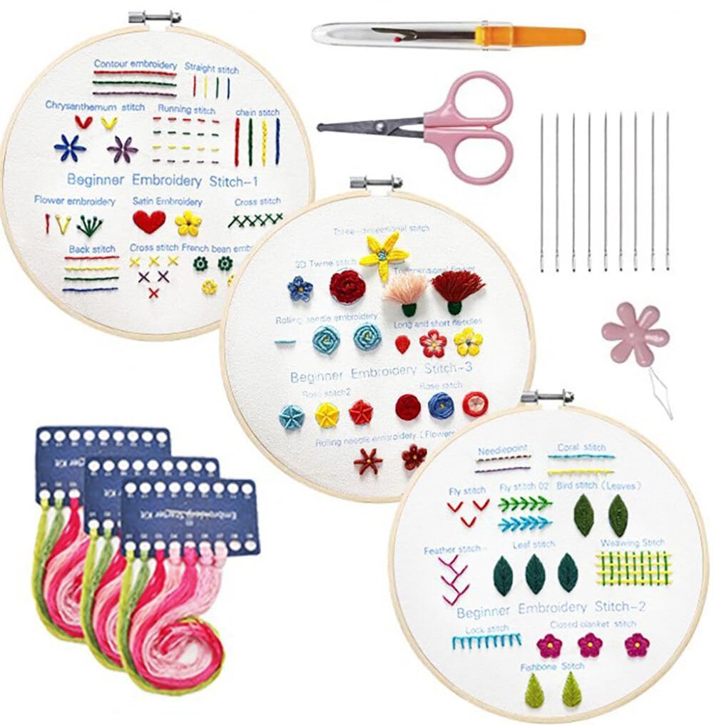 Embelia™ – Embroidery Starter Kit for Beginners (50% Off)