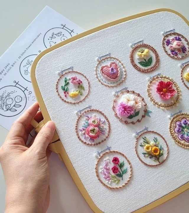 Florvenna™ – Hand-Stitched Floral Keepsake Craft Kit (50%)