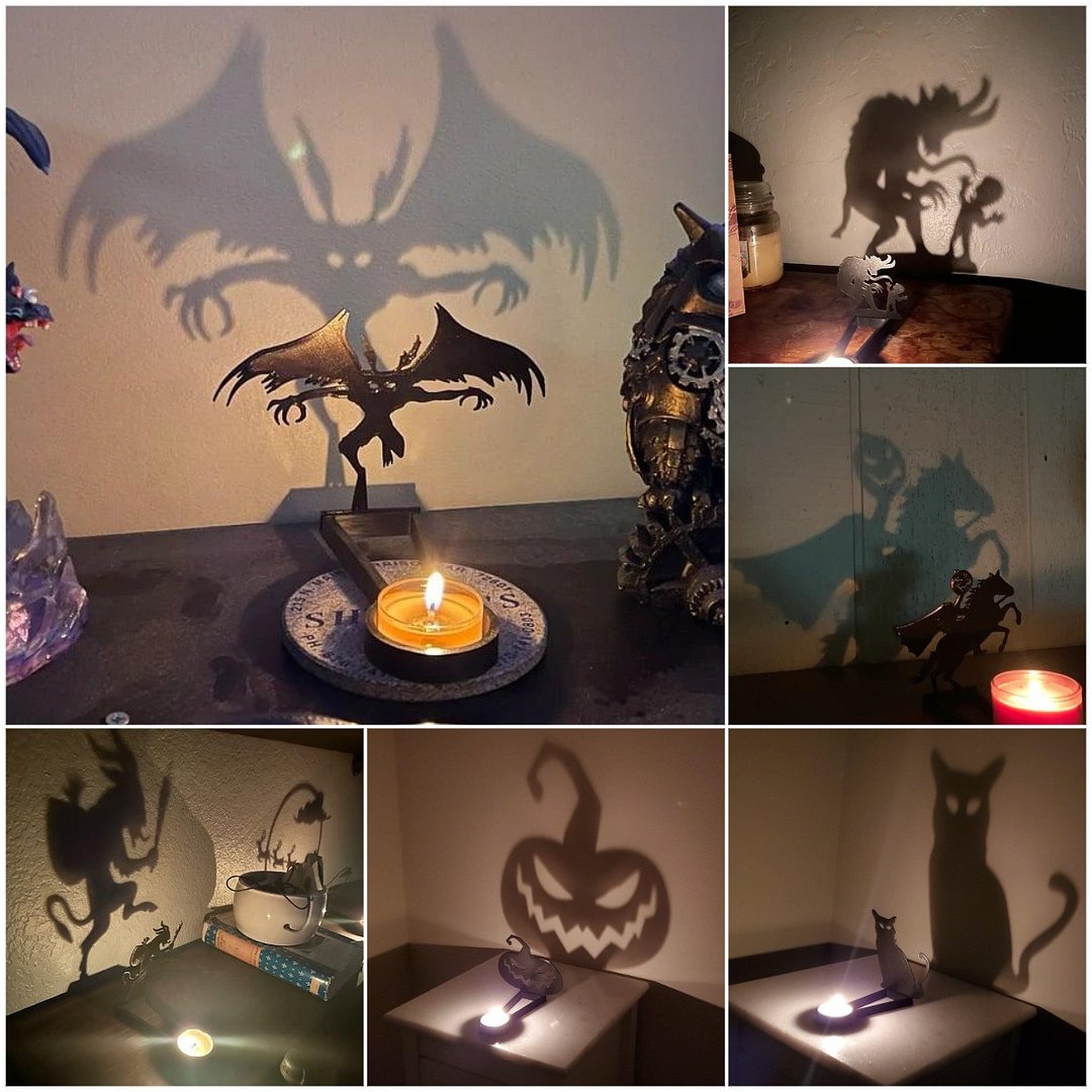 WickWinks™ – Decorative Shadow Stand for Halloween Nights (50% Off)