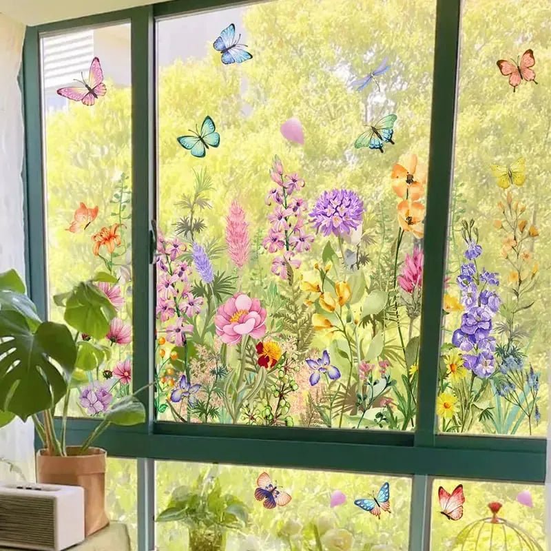 Florenza™ - Floral Window Stickers for a Bright Spring Refresh (2+1 Free) - Evesbury
