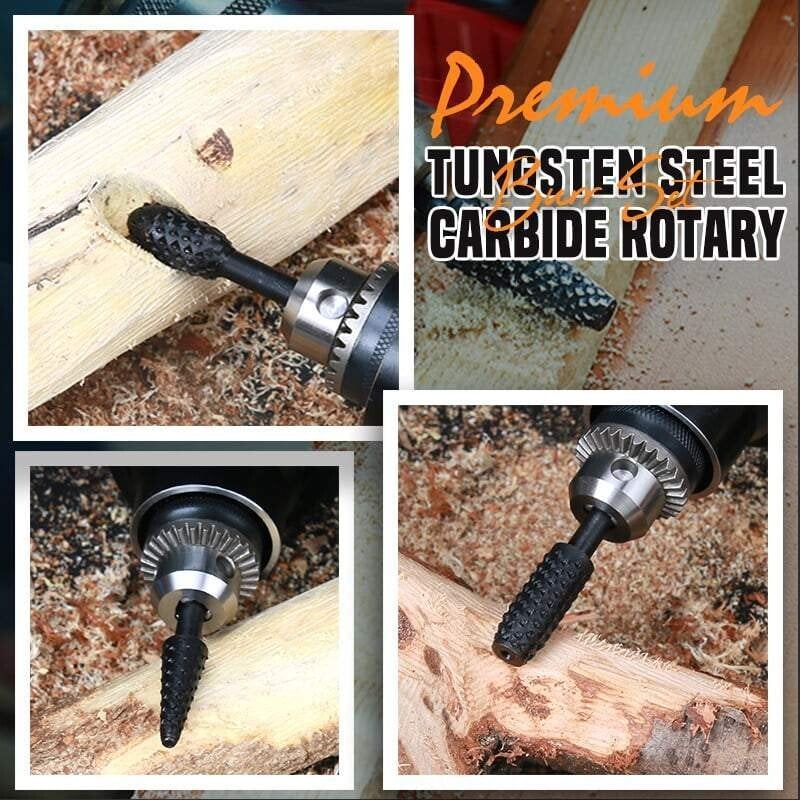 Carvilo™ - Tungsten Steel Carbide Rotary Burr Set