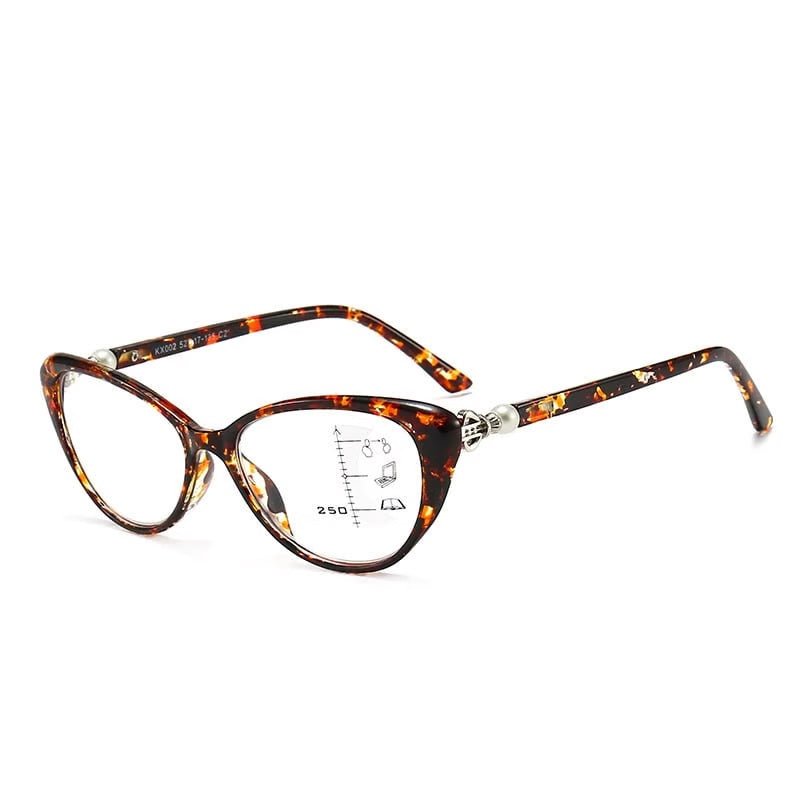 Lunetique™ - Anti - Blue Light Multifocal Cat Eye Reading Glasses (40% Off) - Evesbury