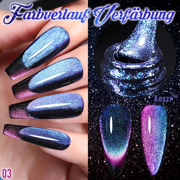 Aexzr™ - Magnetic Gel Polish for 3D Shine (2+1 Free) - Evesbury