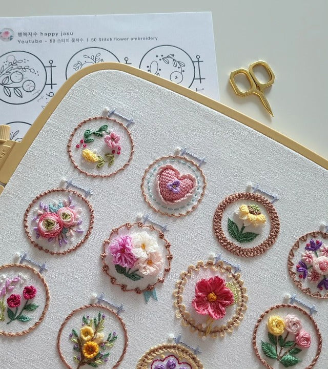 Florvenna™ – Hand-Stitched Floral Keepsake Craft Kit (50%)