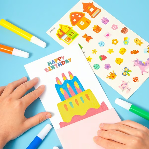 CraftWhirl™ - Colorful Scratch Painting Activity Kit (50% Off)