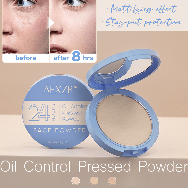 Aexzr™ - 24H Oil Control Powder for Matte Finish (1+1 Free) - Evesbury