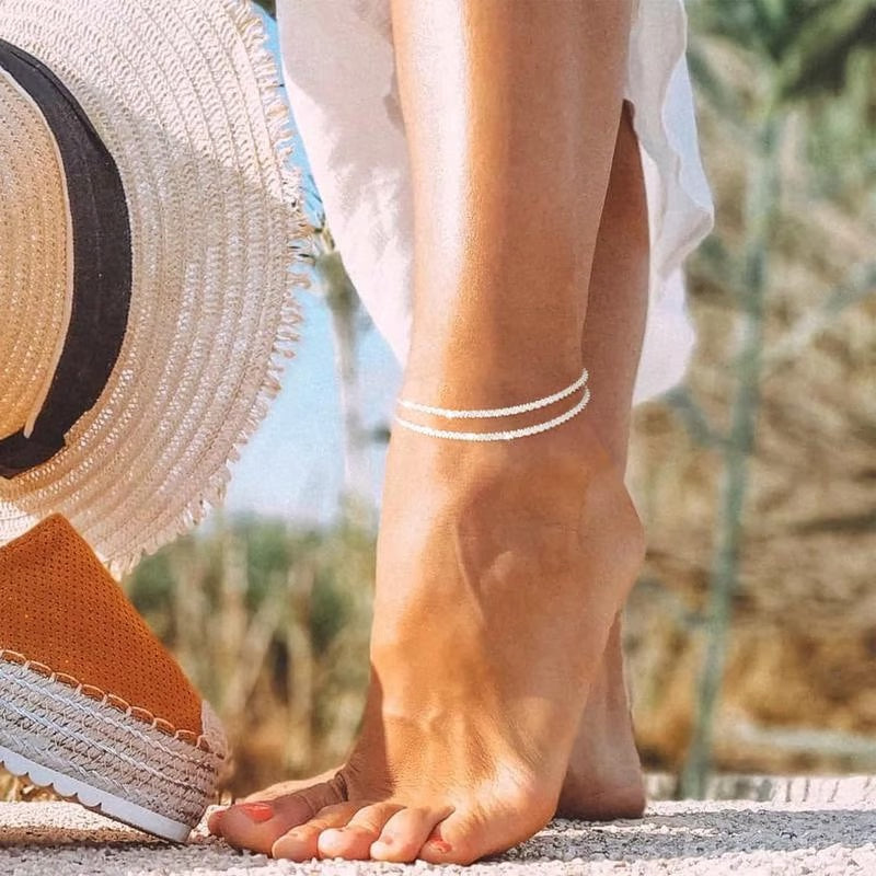 Silvara™ - Dainty Layered Anklet (60% Off)