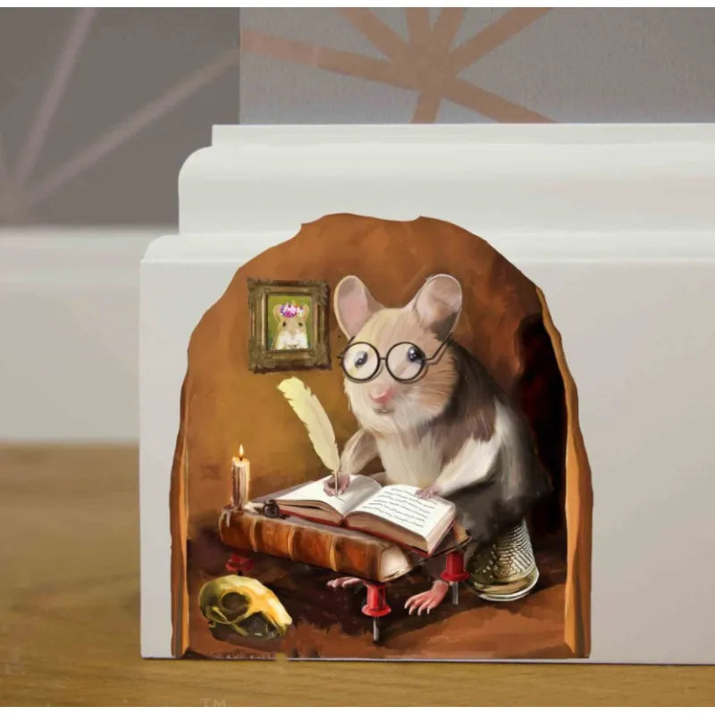 WhiskerWall™ – 5 Pcs Cartoon Mouse Hole Wall Sticker (50% Off)