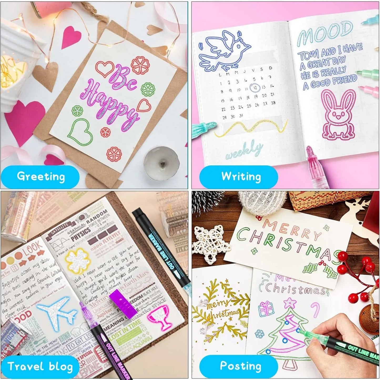 Inklume™ – 3D Metallic Pens For Craft (50% Off)