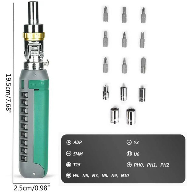 Rotexel™ – 14-in-1 Ratchet Screwdriver Set (50% Off)