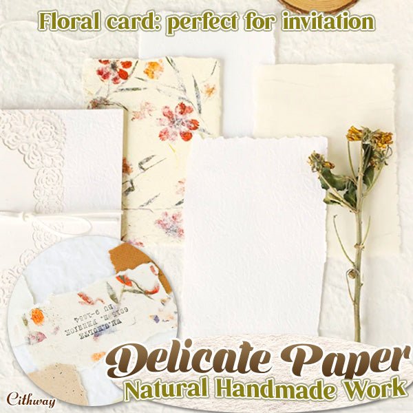 Cithway™ - Pressed Flower DIY Papermaking Set (30% Off) - Evesbury