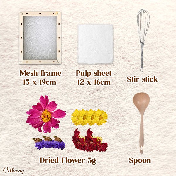 Cithway™ - Pressed Flower DIY Papermaking Set (30% Off) - Evesbury