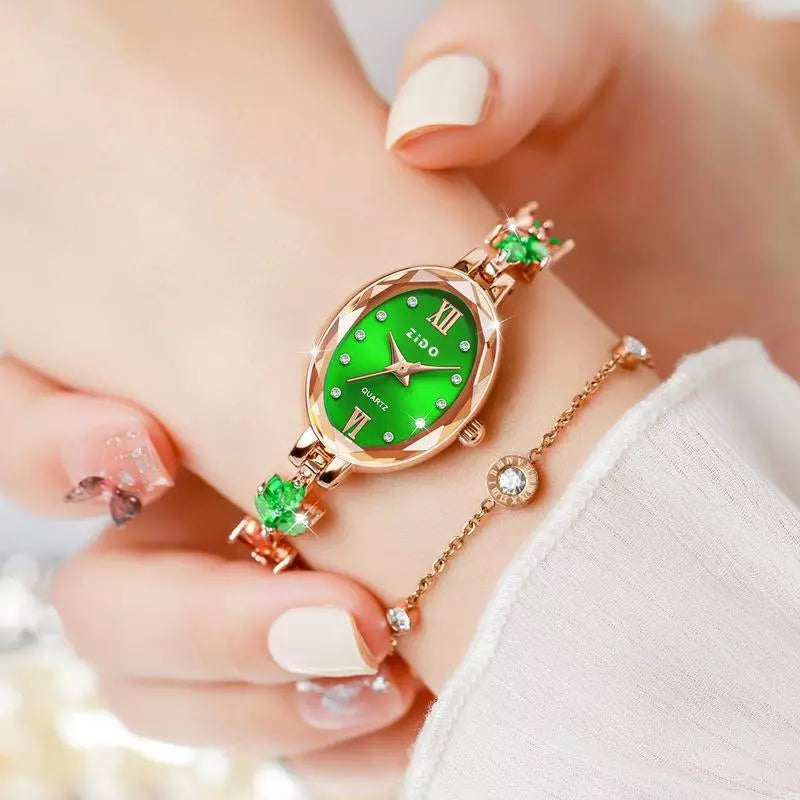 Quartzelle™ – Timeless Daily Watch with Subtle Sparkle (50%)