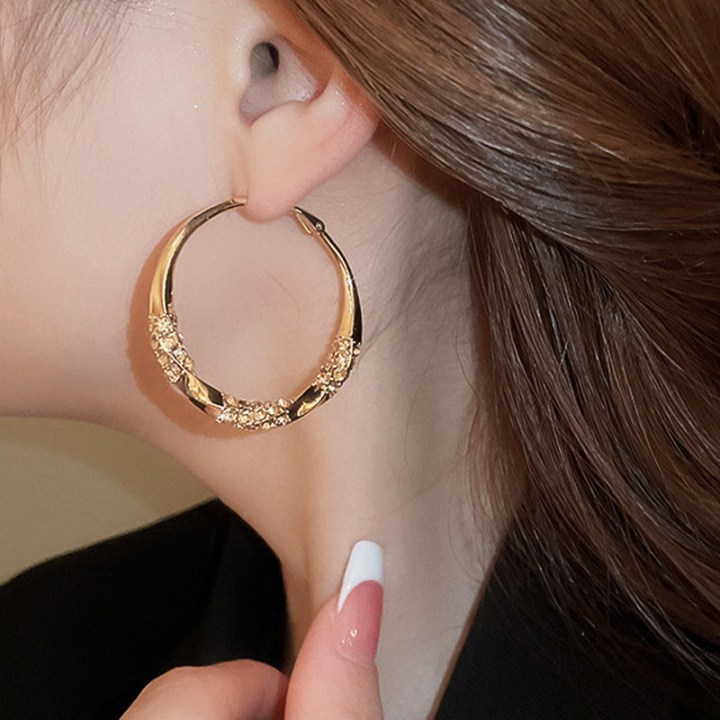 Zirenza™ - Elegant Zirconia Hoop Earrings (50% Off)