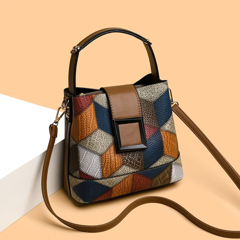 Ellabour™ – Structured Buckle Soft PU Leather Bag (60% Off)