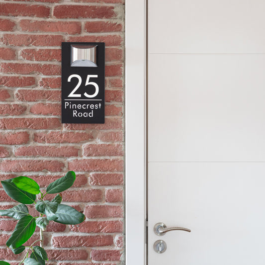 Havenlit™ - Personalized Solar Modern Door Plaque (50% Off)