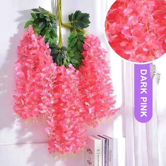 Florenza™ - Artificial Wisteria Flowers For an Elegant Home (12 Pieces) - Evesbury