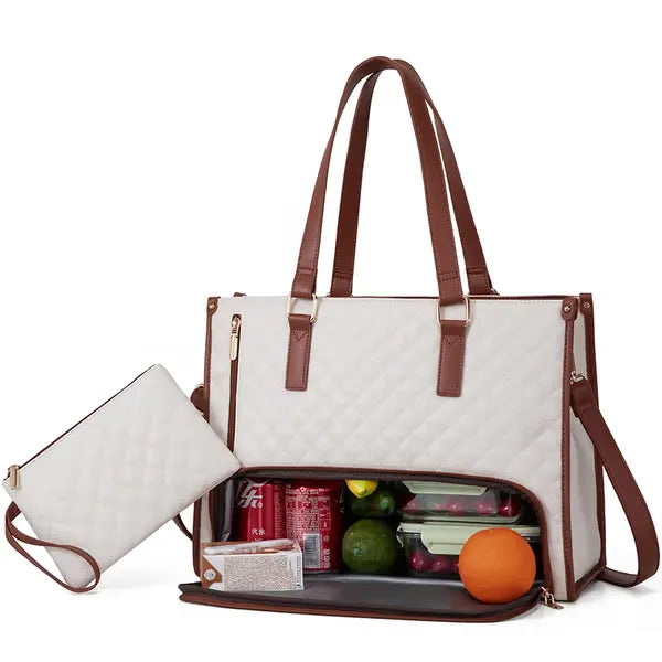 Lunavia™ - Elle - Leakproof Lunch & Laptop Tote (50% Off)