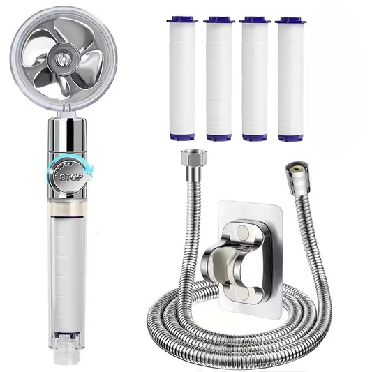 Turbelle™ - 360° Rotating High-Pressure Shower Head Set (50% Off)