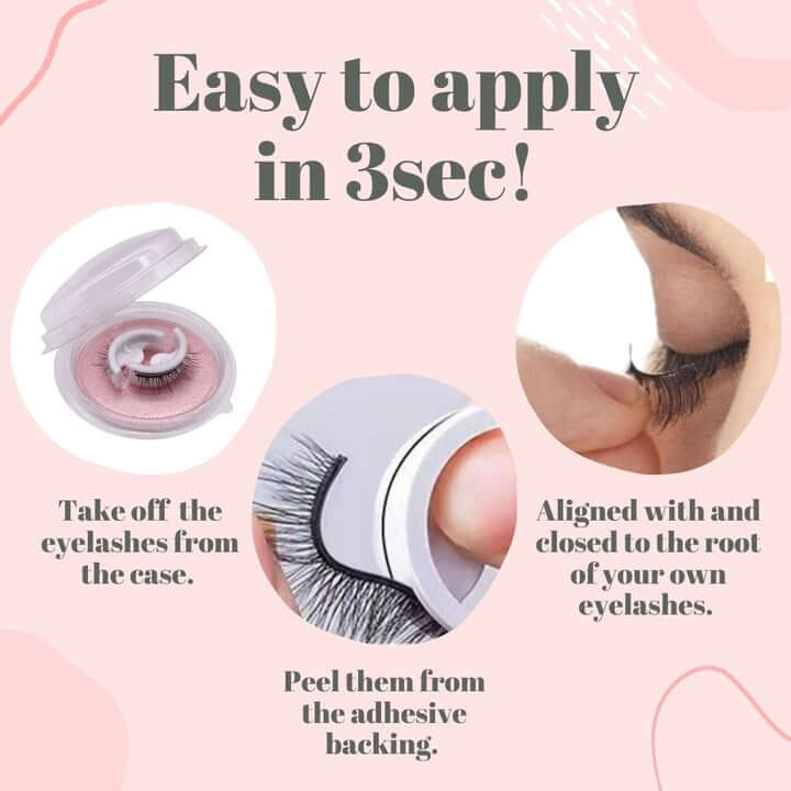 Glimz™ - Self - Adhesive Lashes For Busy Women (1+1 Free) - Evesbury